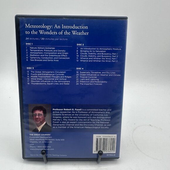 The Great Courses: Meteorology: An Introduction To The Wonders Of Weather Fovell - Picture 2 of 2